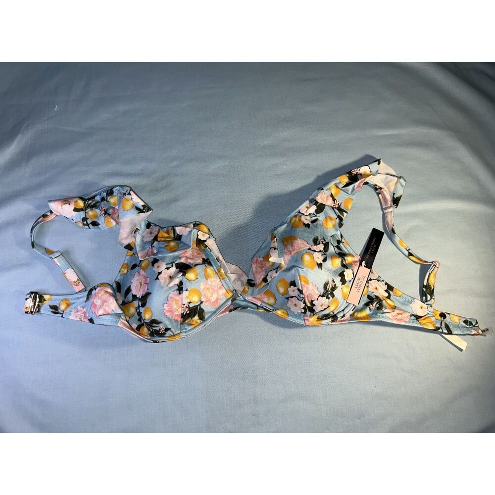 NWT Victoria's Secret Ruffle Swim Top
